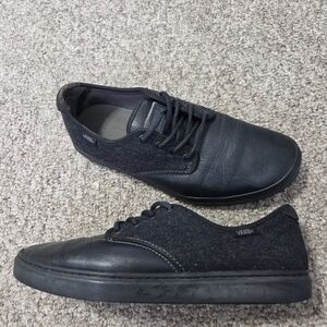 Vans OTW Collection Canvas/Leather Skate Shoes Ludlow Men's Size 8.5 BLACK